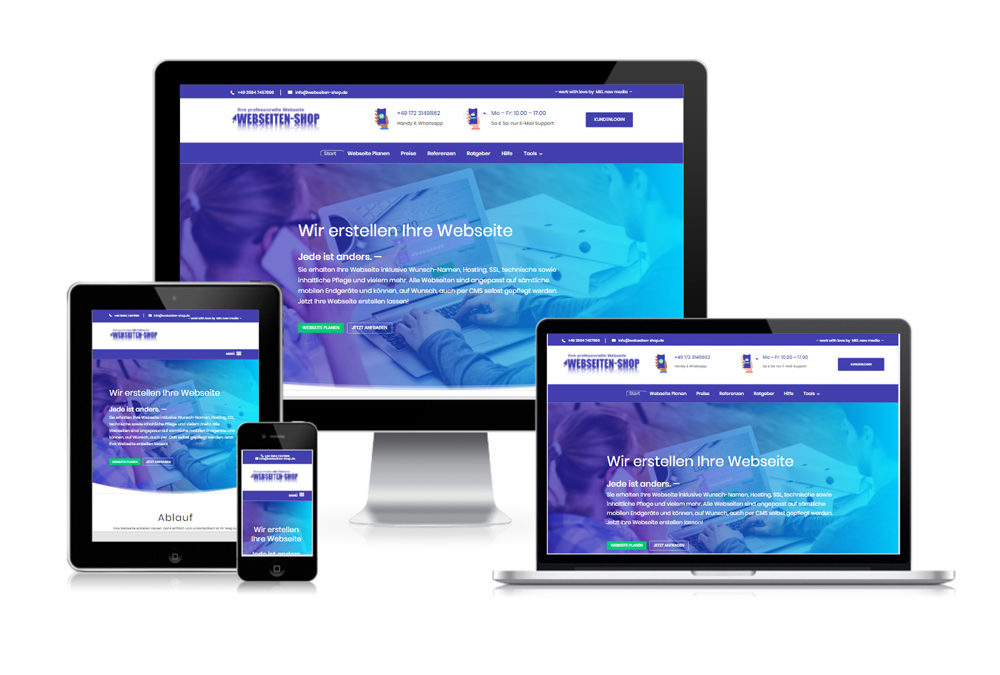 Webseiten-Shop