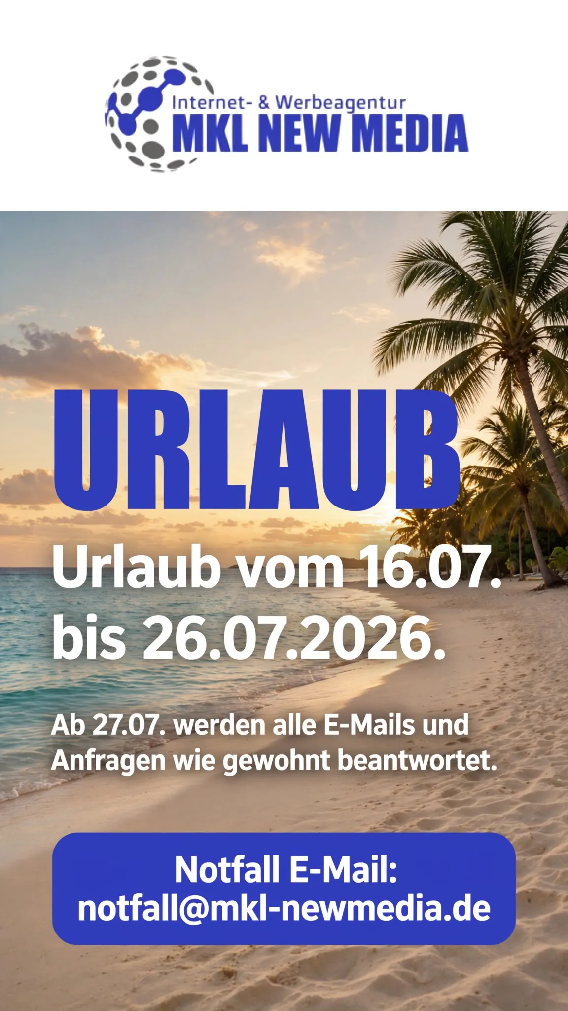 Wir machen Urlaub Bild Urlaub